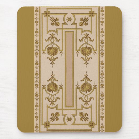 opulenter Goldbarockdruck Mousepad (Vorne)