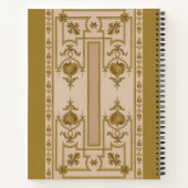 opulenter Goldbarockdruck Notizblock (Rückseite)