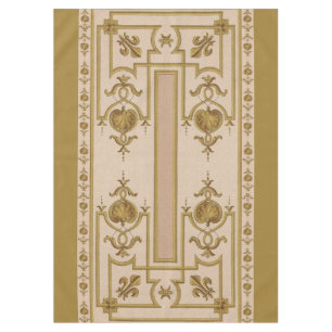 opulenter Goldbarockdruck Tischdecke