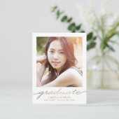 Opulenter Typ bearbeitbarer Abschluss Postkarte (Stehend Vorderseite)