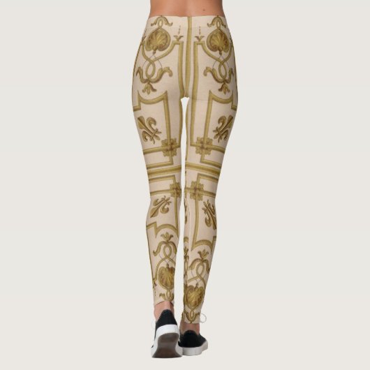 opulentes Barockgold Leggings (Rückseite)