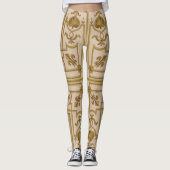 opulentes Barockgold Leggings (Vorderseite)