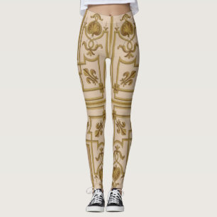opulentes Barockgold Leggings