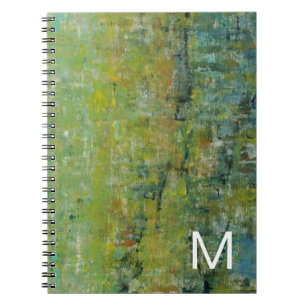 Opulentes Feld II des Monogramm- Notizblock