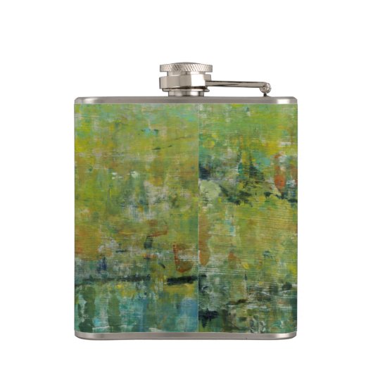 opulentes Feld II Flachmann (Rückseite)