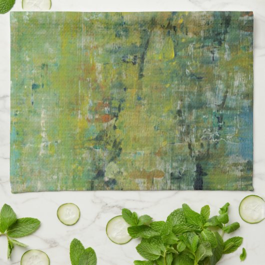 opulentes Feld II Küchentuch (Gefaltet)