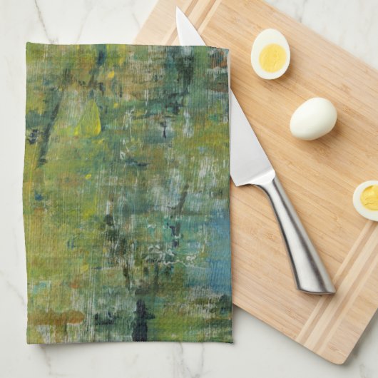 opulentes Feld II Küchentuch (Viertel Falte)