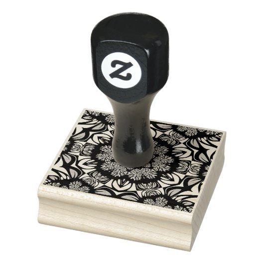 Opulenz bw. Briefmarke Gummistempel (Stempel)