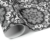 Opulous bw Geschenkmarke Geschenkpapier (Rolleneckpunkt)