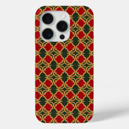 Opulous Gold and Red Floral Case-Mate iPhone Hülle