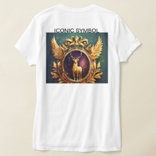 Opulous Golden Laurel Wappen Logo T-Shirt