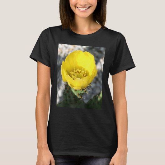 Opuntia Ficus Indica-Blume der Prickly-Pear-Cl T-Shirt (Vorderseite)
