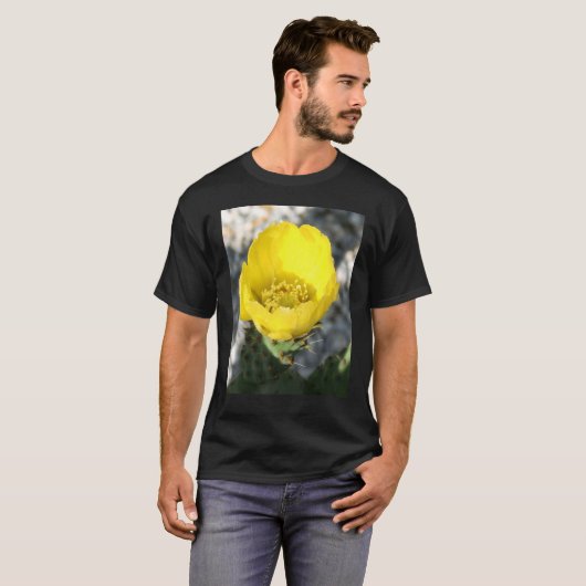 Opuntia Ficus Indica-Blume der Prickly-Pear-Cl T-Shirt (Vorne ganz)