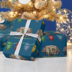 Opus 4 Pop Up Camper RV Happy Camping Geschenkpapier