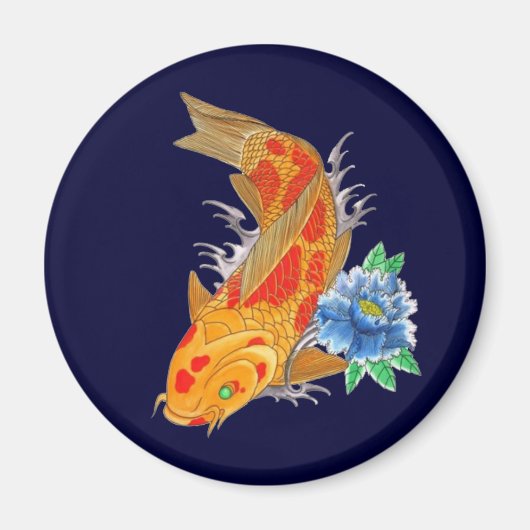 OPUS CHANGEABLE Japanischer Koi Fisch Magnet (Vorne)
