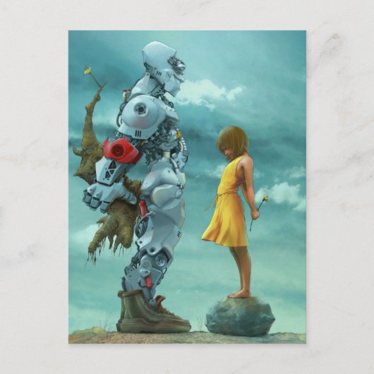 OPUS Cyber Valentinstag Feiertagspostkarte (Vorderseite)