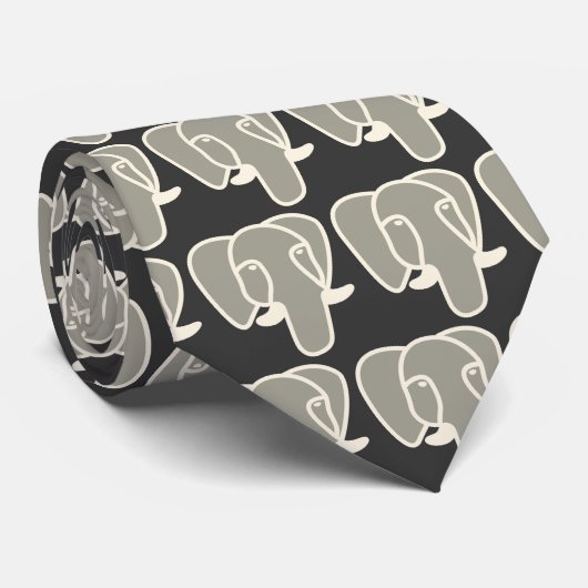 OPUS Elefant Krawatte (Gerollt)