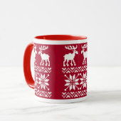 OPUS fröhliche Elche Tasse (Vorderseite Links)