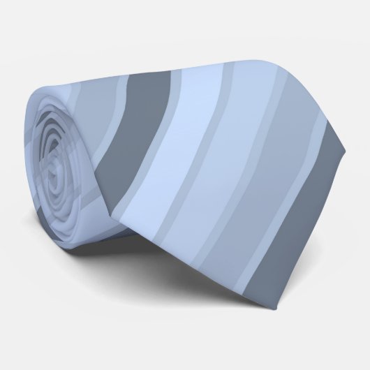 OPUS helle Stahlblaudiagonale striped Krawatte (Gerollt)