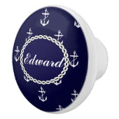 Opus Posh Anchor Nautical Custom Keramikknauf (Rechts)