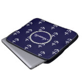 Opus Posh Anchor Nautical Custom Laptopschutzhülle (Vorne Knopf)