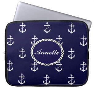 Opus Posh Anchor Nautical Custom Laptopschutzhülle