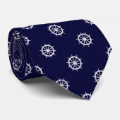 Opus Posh Nautical Ship Helm Custom Krawatte (Gerollt)