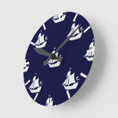 Opus Posh Ship Nautical Runde Wanduhr (Winkel)