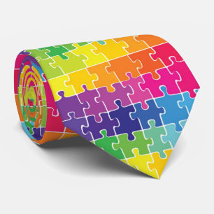 OPUS Puzzle-Stücke - Doppeltes versah mit Seiten Krawatte
