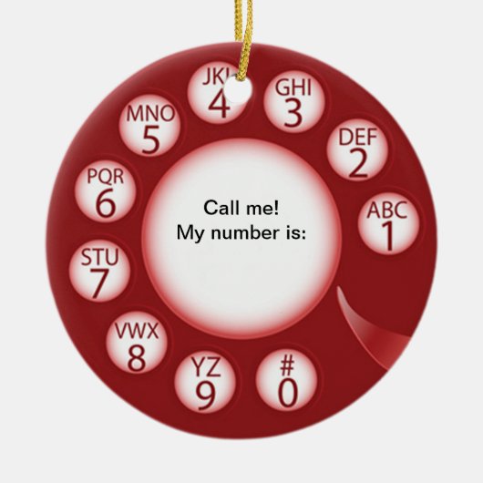 OPUS rufen den Mann an! Keramikornament (Vorne)