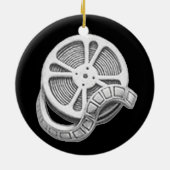 OPUS silberne Filmrolle Keramik Ornament (Hinten)