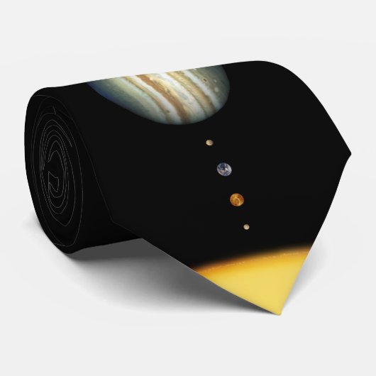 OPUS Sonnensystem Krawatte (Gerollt)