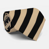 OPUS TAN und Schwarzes Krawatte (Gerollt)