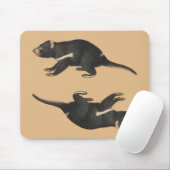 OPUS Tassie Teufel: Am Rand der Löschung Mousepad (Mit Mouse)