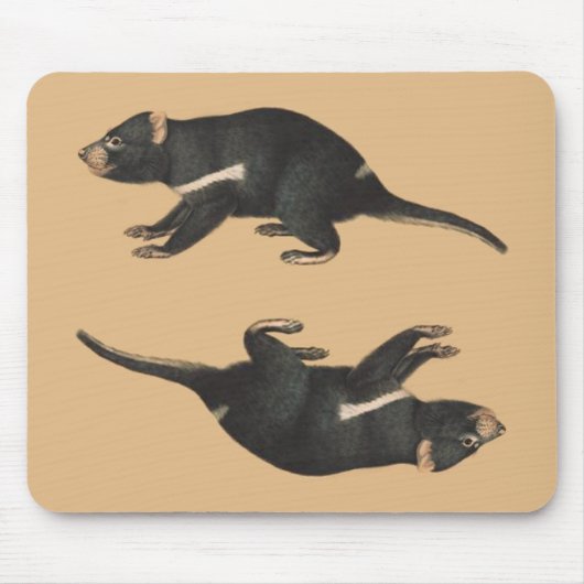 OPUS Tassie Teufel: Am Rand der Löschung Mousepad (Vorne)