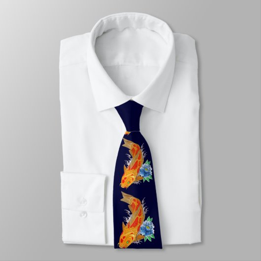OPUS VERÄNDERBARE Japaner Koi Fische Krawatte (Gebunden)