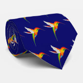 OPUS VERÄNDERBARER Neonkolibri Krawatte (Gerollt)