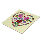 OPUS VERÄNDERBARES ungarisches Herz Fliese (Seite)