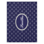 Opus-vornehmer Anker-Seegewohnheit Tischdecke (Vorderseite)