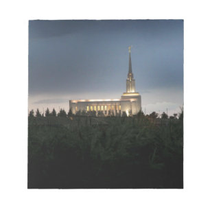 Oquirrh Mountain LDS Utah Tempel Notizblock