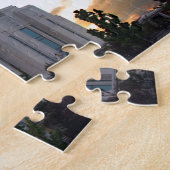 Oquirrh Mountain LDS Utah Temple Sonnenuntergang Puzzle (Seite)