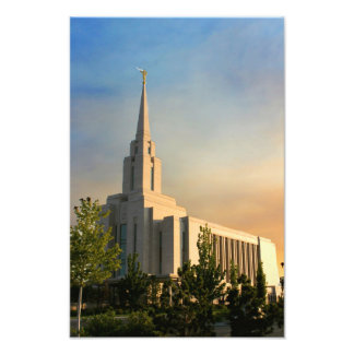 Oquirrh Mountain Temple Fotodruck
