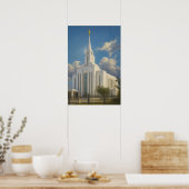 Oquirrh Mountain Utah Temple Painting™ LDS Poster (Küche)