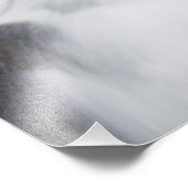 OR, Columbia River Gorge, Elowah Falls und Fotodruck (Ecke)