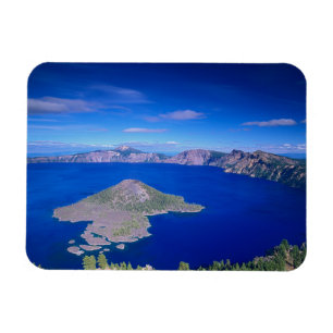 OR, Crater Lake NP, Wizard Island und Krater Magnet