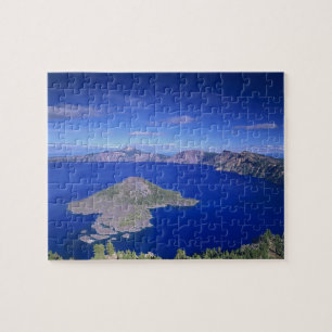 OR, Crater Lake NP, Wizard Island und Krater Puzzle