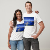 OR, Crater Lake NP, Wizard Island und Krater T-Shirt (Unisex)