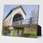 OR, Jackson County, McKee Covered Bridge Fotoplatte (Seite)