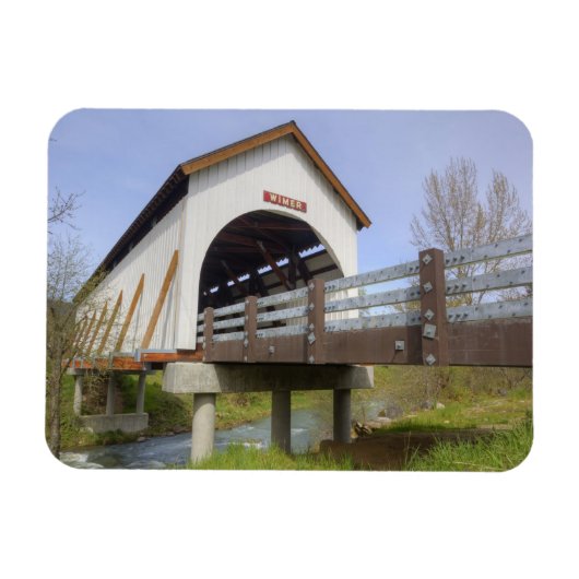 OR, Jackson Landkreis, McKee Covered Bridge Magnet (Horizontal)