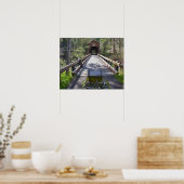 OR, Jackson Landkreis, McKee Covered Bridge Poster (Küche)